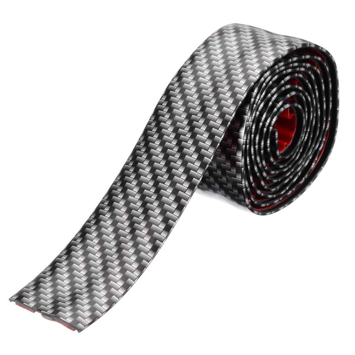 

New Arrival 1M*3CM Carbon Fiber Style Soft Rubber Door Sill Protector Edge Guard Strip For SUV Car Truck