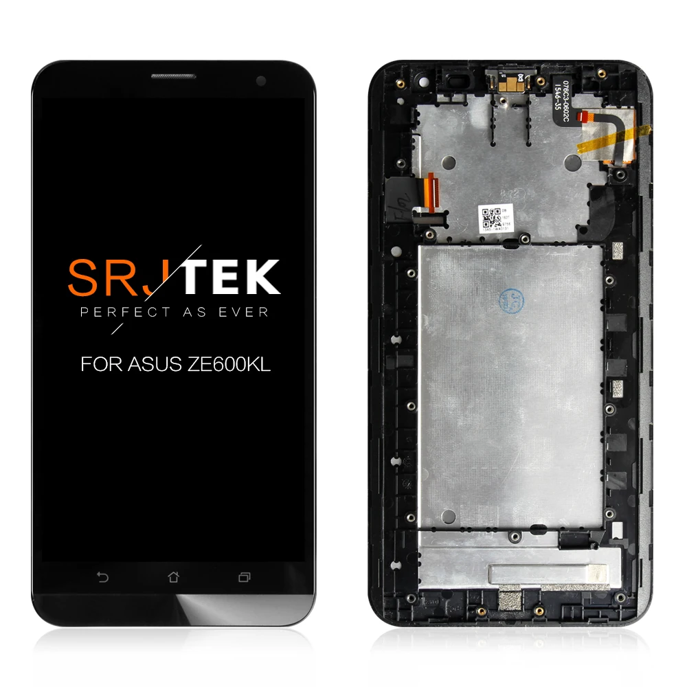 

SRJTEK 6.0" LCD ZE600KL For Asus ZenFone 2 Laser ZE600KL LCD Display Matrix Touch Screen Digitizer Assembly with Frame Repair