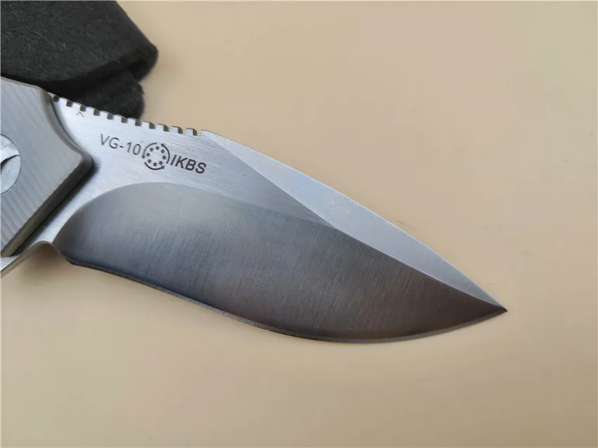 KESIWO KS17 VG-10 складной нож титановая ручка шариковый подшипник Флиппер складной карманный EDC Открытый Походный нож