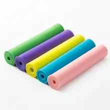 50 шт./партия, 150 см, латексные цветные Натяжные женские пояса из натуральной эластичной ленты, пояс со шнуровкой, Эспандеры