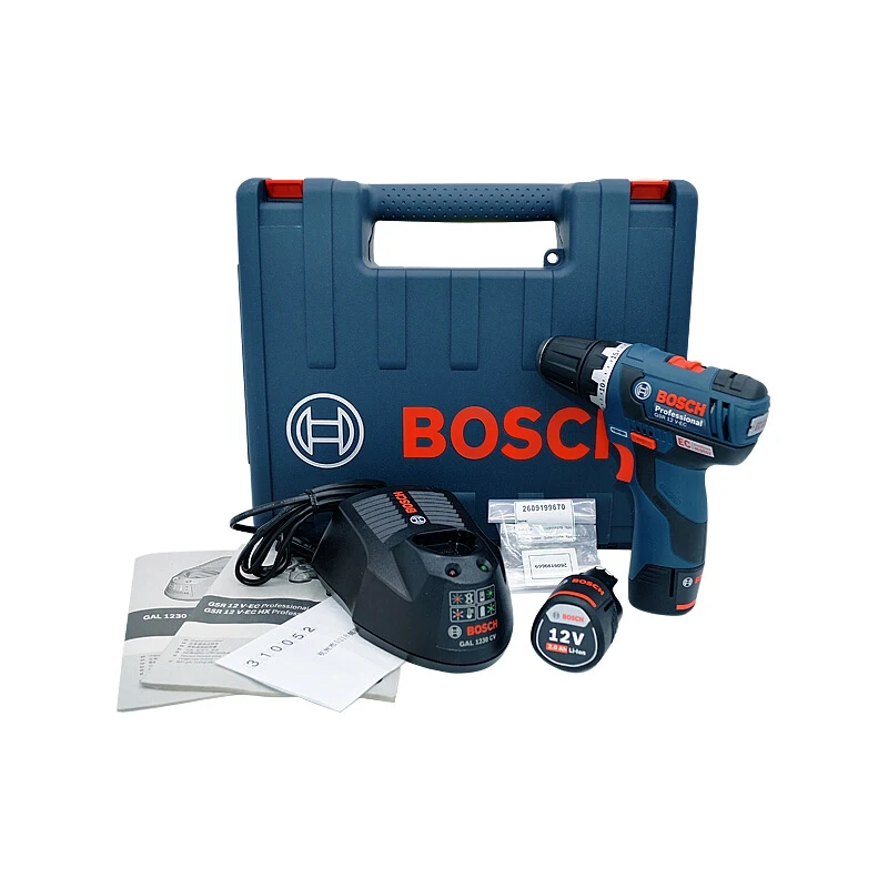 Bosch GSR 12V-EC многофункциональная Перезаряжаемые 12V электрическая отвертка машина с бесщеточным двигателем электрическая дрель