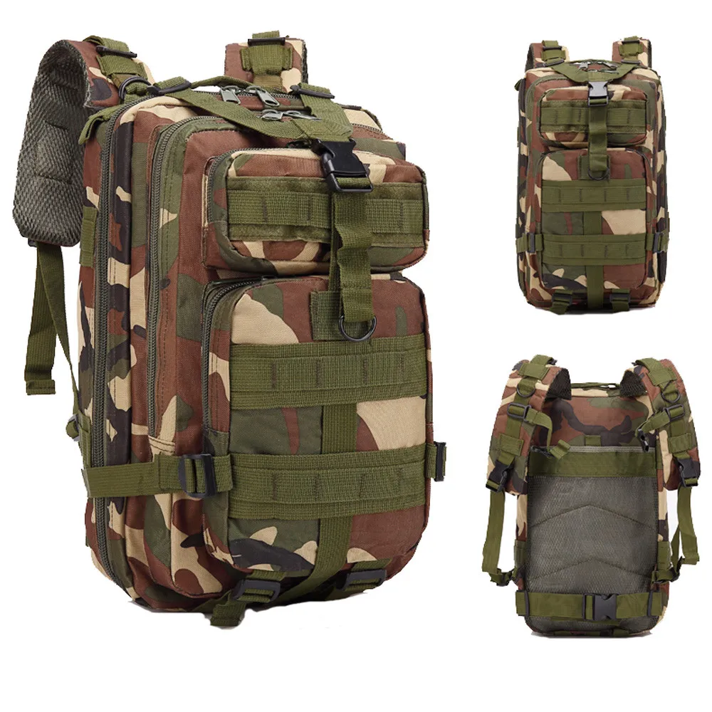 20193P военный тактический рюкзак для наружного использования 30L Molle сумка армейский спортивный рюкзак для путешествий походная камуфляжная сумка# Zer - Цвет: J