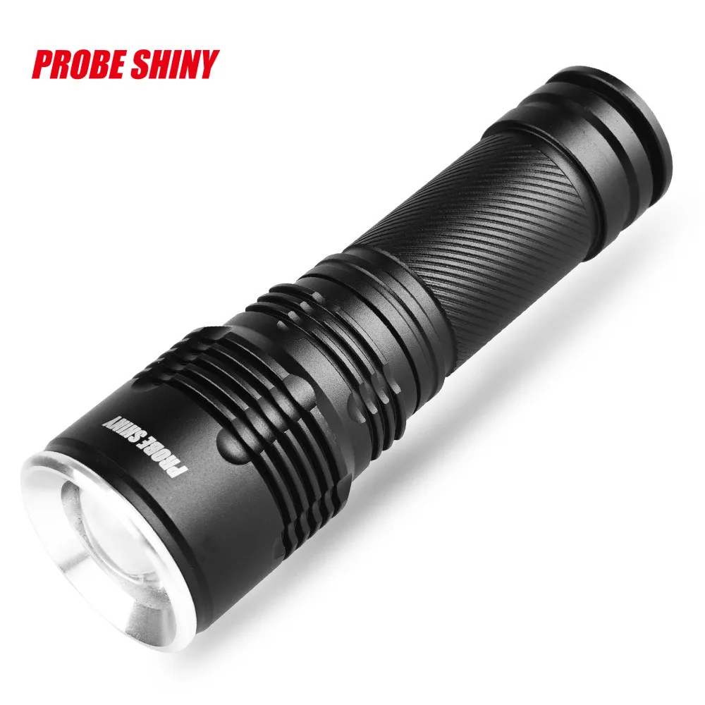 Новинка 2019 Высокое качество зонд Блестящий 5000LM XML LED T6 Супер яркий 18650 фонарик 5