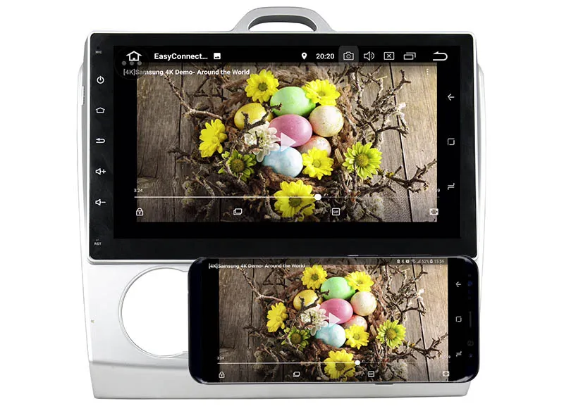 Sale Belsee 10.1 inch screen radio 2 din Android 8.0 head unit dvd gps navigation stereo audio HD for Ford Focus AT 2 3 mk2 2006-2011 8