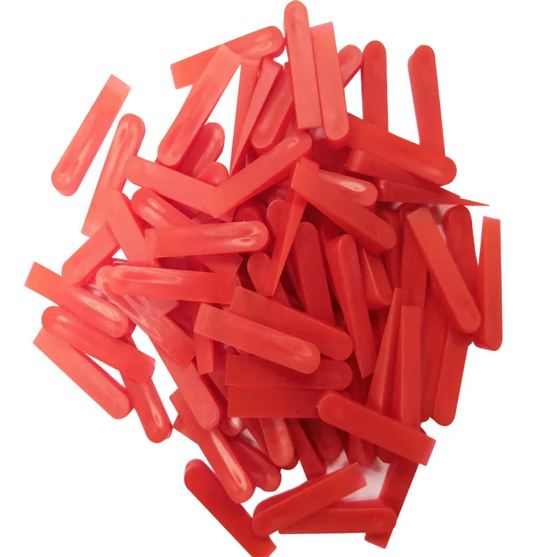 

500pcs 5.0mm red Small Wall Floor Flat Tile Leveling System Wedges Tile Spacer