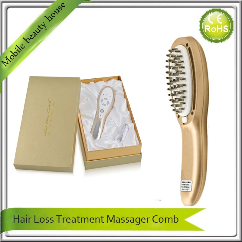 Anti Hair Loss Regrowth Electric Hai Scalp Follicle Stimulator Vibrating Massager Combin Hair