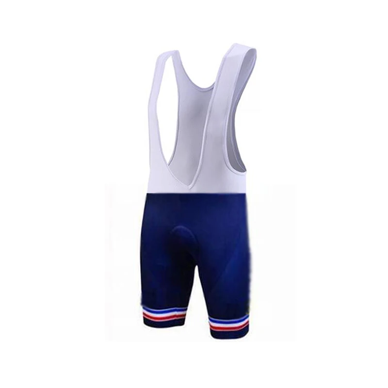 QKI French theme Cycling Bib Shorts Men's Breathable Quick Dry Anatomic