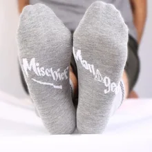 Открытый Для мужчин Для женщин Happy Socks Рождество смешно, Велоспорт носок зима "Если вы можете прочитать" Одежда высшего качества носки спортивные Новинка года