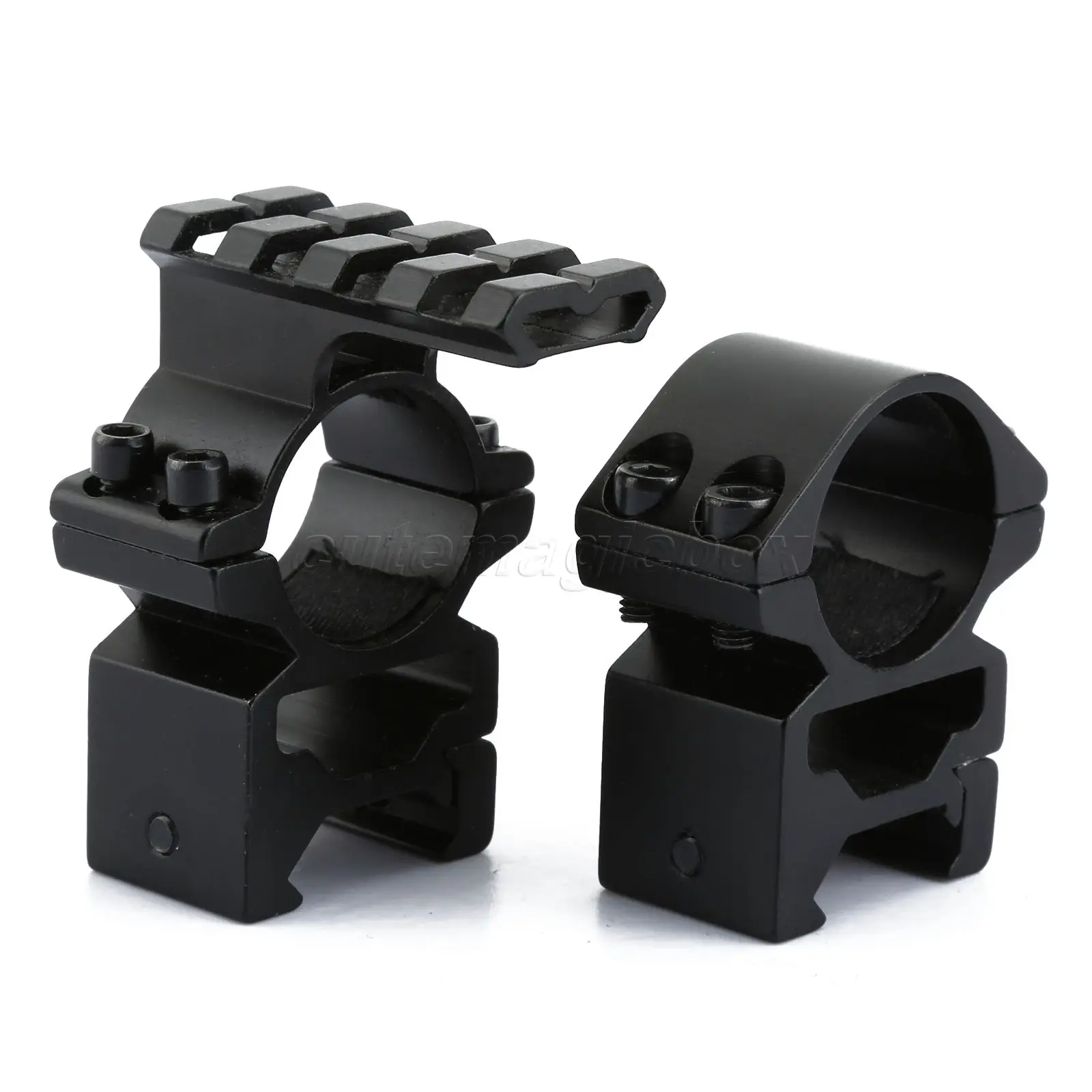 

Tactical 2 Pcs Hunting Accessories 25.4mm Ring Scope Mount 20mm Same Base Handguard Extend Weaver Picatinny Rail Adapter 2in1