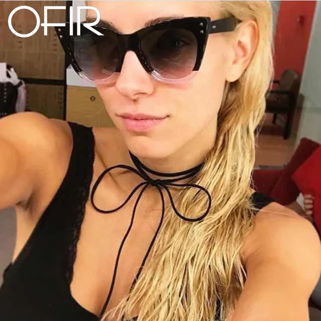 Special Offers OFIR Fashion Sunglasses Women's Accessories 2018 Brand Designer Cat Eye Rivets Men Sun Glasses Gradient Lens UV400 Eyewear YD-46 Special Offers OFIR Fashion Sunglasses Women's Accessories 2018 Brand Designer Cat Eye Rivets Men Sun Glasses Gradient Lens UV400 Eyewear YD-46