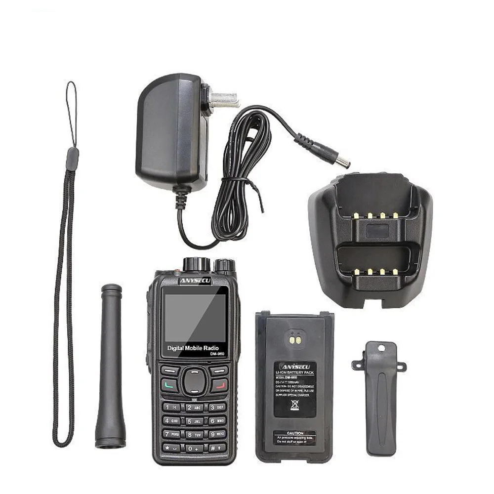Рация ПМР Φ TDMA Ham Radio DM960 136 174 МГц/400 480 МГц с GPS два слота временная Совместимость