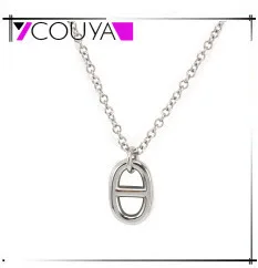 COUYA Lovers настраиваемый Dogtag может лазерить различные узоры текст праздничные подарки серебряные ювелирные изделия из нержавеющей стали
