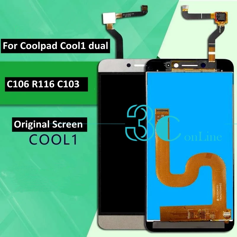

Original LCD Display For LeEco Coolpad Cool1 Dual C106 R116 C103 Touch Screen For Coolpad Cool 1 Digitizer Assembly Repair Parts