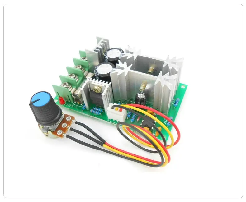 Регулятор скорости двигателя постоянного тока, 12 В, 24 В, 36 В, 48V Высокая мощность привода Модуль pwm контроллер скорости двигателя 20A Регулятора Тока