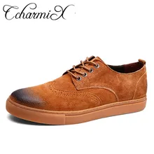 CcharmiX/Мужская замшевая Повседневная обувь; Роскошные деловые оксфорды; модные кроссовки; Мужская обувь с перфорацией типа «броги»; обувь для взрослых; большие размеры