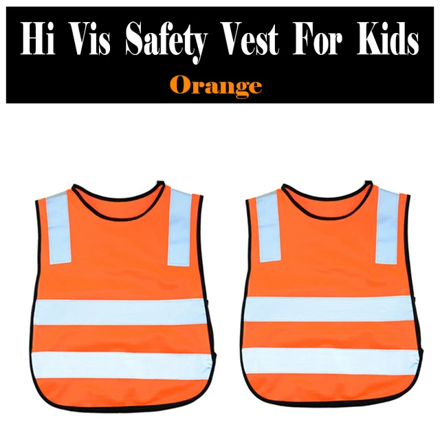 Kids Reflective Safety Vest - Carton of a 100