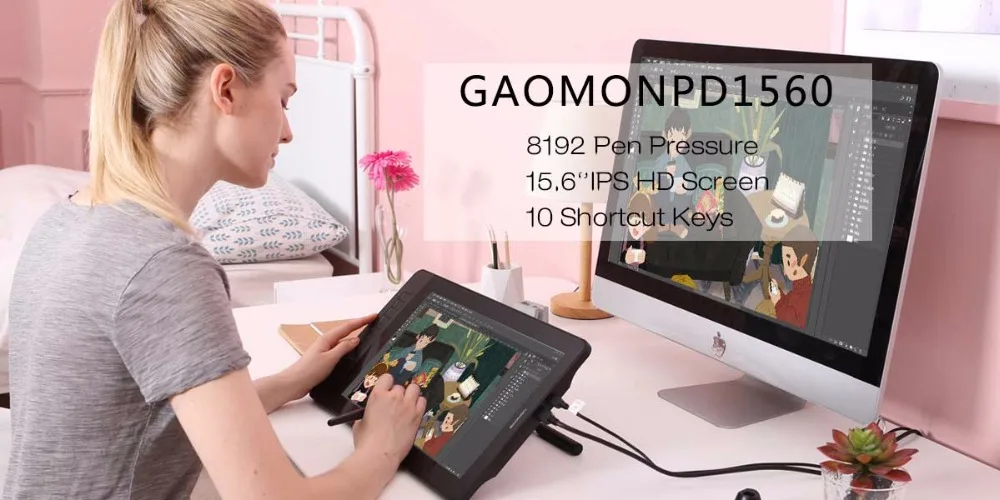 GAOMON S56K 6x5 дюймов Графический Цифровой Планшет для игры и мини USB гибкий Подпись рисунок планшет черный дизайн
