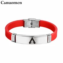 Мужской браслет Canuo Apex Legends, новинка, браслеты из нержавеющей стали, модные подарки для детей, мужской браслет, 9 цветов, ювелирные изделия