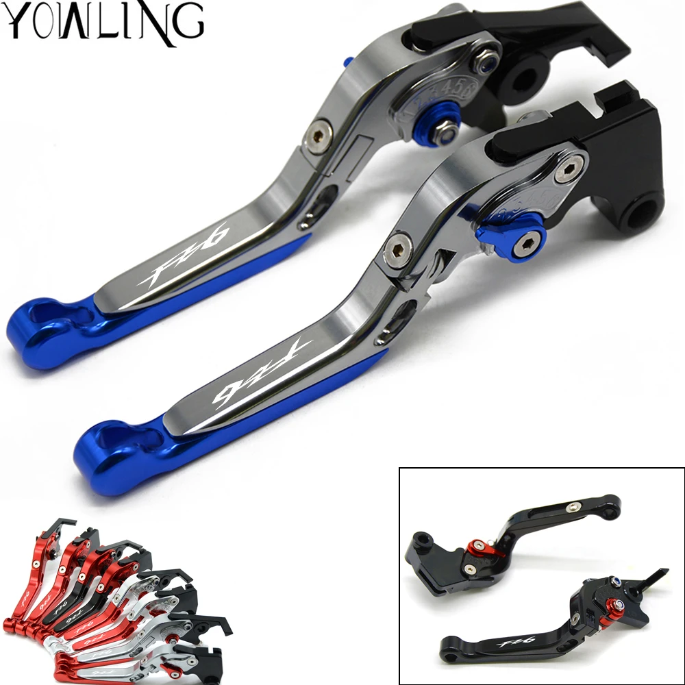 For Yamaha FZ6 FAZER/S2 2004 - 2010 Clutch Brake Levers CNC Adjsustable 2005 2006 2007 2008 2009 Motorcycle Accessories Aluminum For Yamaha FZ6 FAZER/S2 2004 - 2010 Clutch Brake Levers CNC Adjsustable 2005 2006 2007 2008 2009 Motorcycle Accessories Aluminum