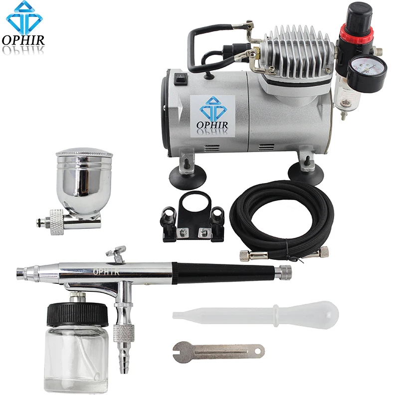 Kopen Goedkoop OPHIR Pro Dual Action Airbrush Kit Met Compressor