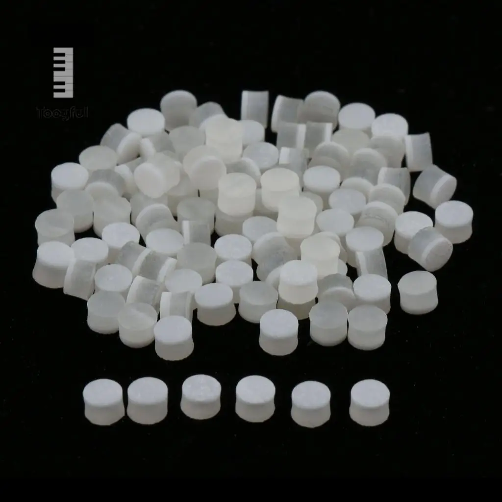 100pcs White Guitar Dots White Mother of Pearl Shell Fingerboard Dots With Inlay for Guitars Ukuleles Mandolin Fingerboard 2.5mm