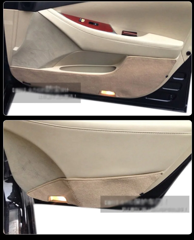 4 шт. тканевые коврики для защиты дверей анти-удар декоративные колодки для Lexus ES 2006-2012