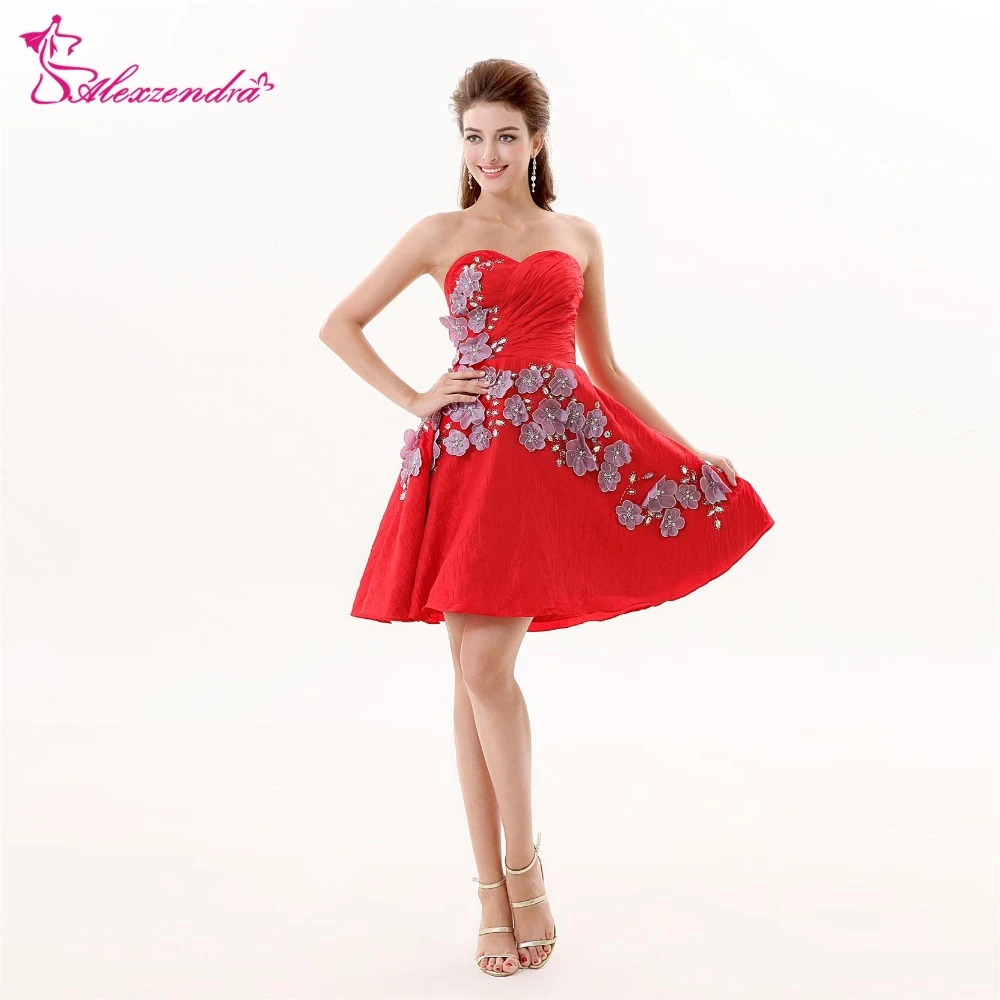 red dresses for weddings bridesmaid