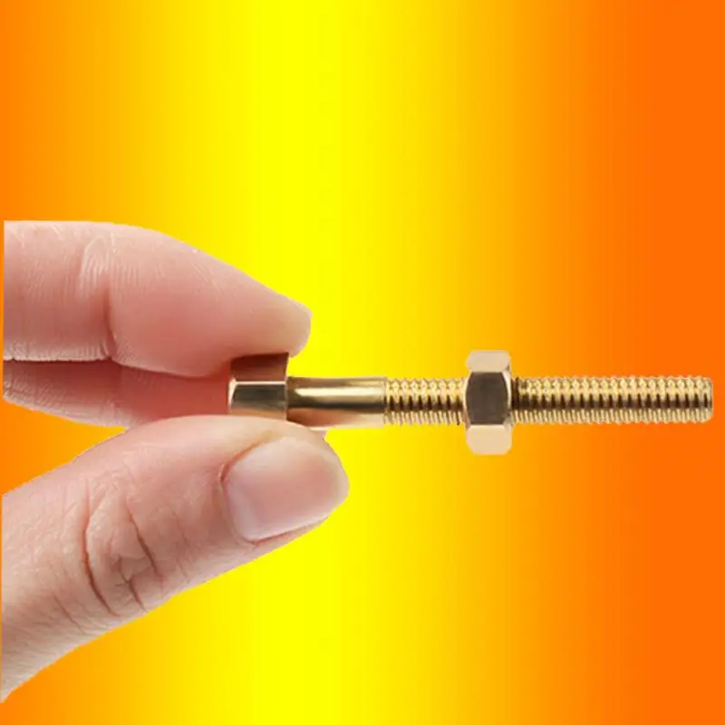 

New Classic Performance Tricks Rotating Mind Screw Close Up Nut Props Magic Bolt