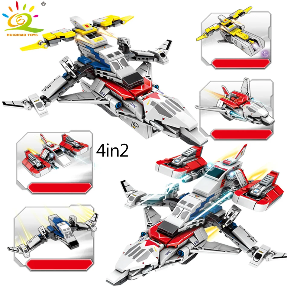 

429PCS 4in2 Cosmic Altman UItraman Spacecraft Building Blocks compatible Spacecraft Bricks Educational Toy for Children