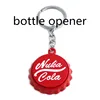 Game Nuka Cola botter opener keychain Keyring Pendant Pip Boy Jewelry Gift For Car Key Holder Friendship Accessories ► Photo 1/5