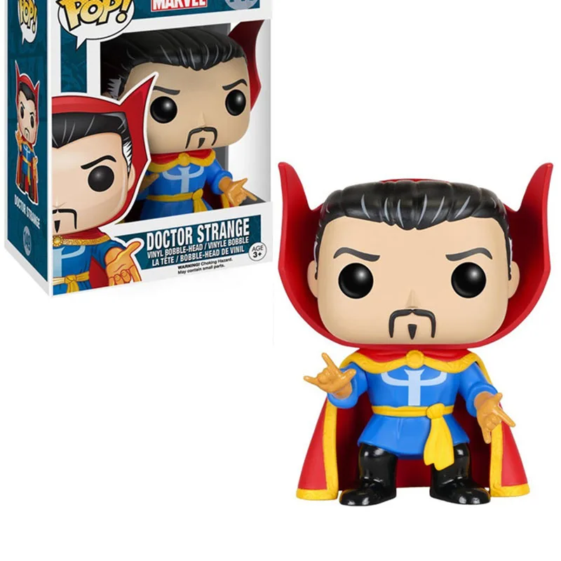 

FUNKO POP Doctor Strange Vinyl Doll Marvel Action Figures Collection Model Car Decoration dr. Strange Figure Toys for Children