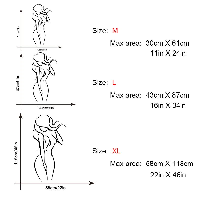Muyuchunhua Сексуальная Женская настенная художественная наклейка s для домашнего декора Санузел настенное украшение личное пространство Водонепроницаемая виниловая наклейка
