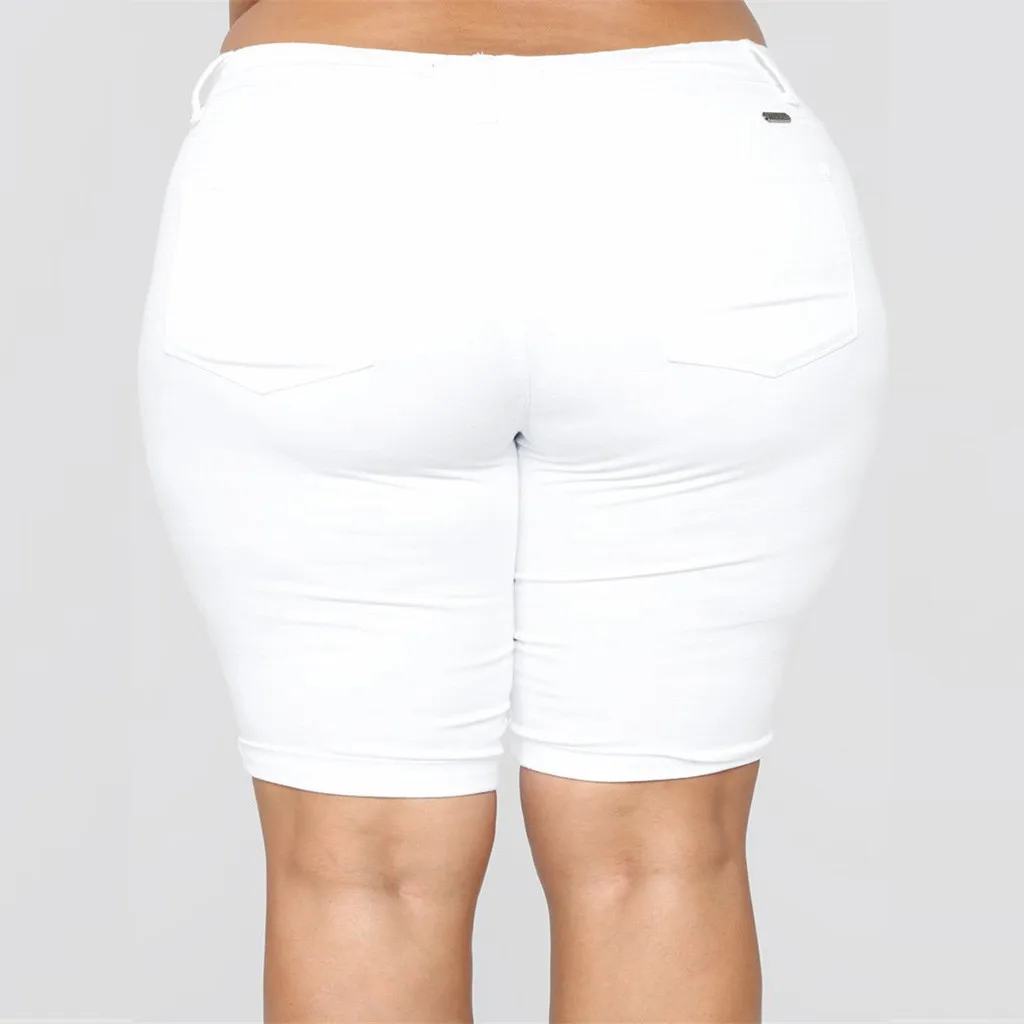JAYCOSIN джинсы брюки женские повседневные джинсы эластичные Camisa diy размера плюс свободные джинсы средней длины с повязкой сексуальные джинсы брюки рваные 9419