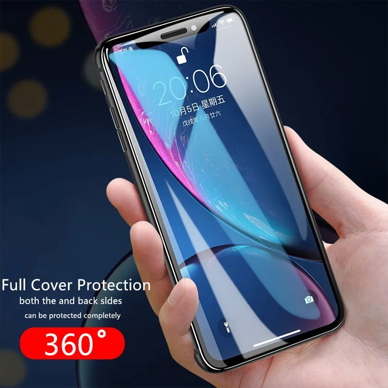 360 крышка полный корпус мягкий чехол для samsung Galaxy S5 S6 S7 край S8 S9 пию S10 Lite J4 J6 J8 Пий 2018