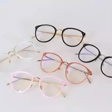 LIRIKOS чистый Титан бабушка шик модный округлые Для женщин очки