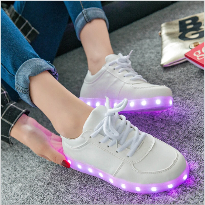 Luminous Sneakers Casual Shoes Glowing Sneakers Big Kids Children Boys