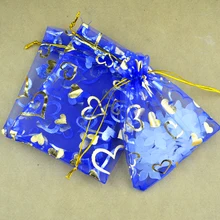 Новинка 200 шт./лот, Шелковые сумки из органзы, 20x30 см, рождественский подарок и свадебные сумки, подарочные пакеты для ювелирных изделий, много цветов