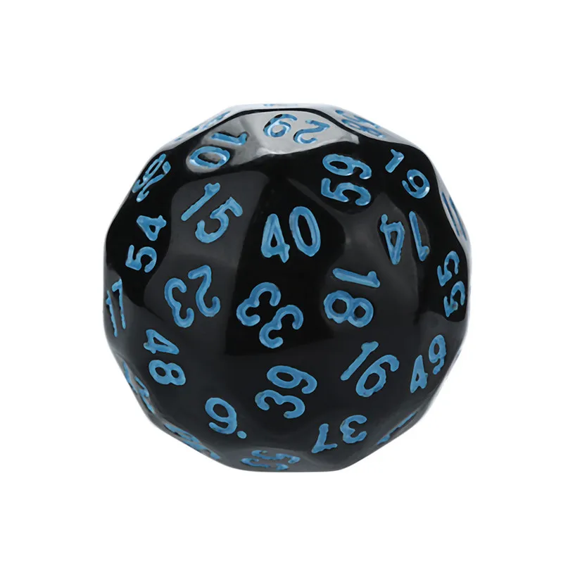 6pcs Dice Set For Game Dungeons & Dragons Polyhedral D60 Multi Sided Dice Young people's entertainment equipment #2N22 (6)