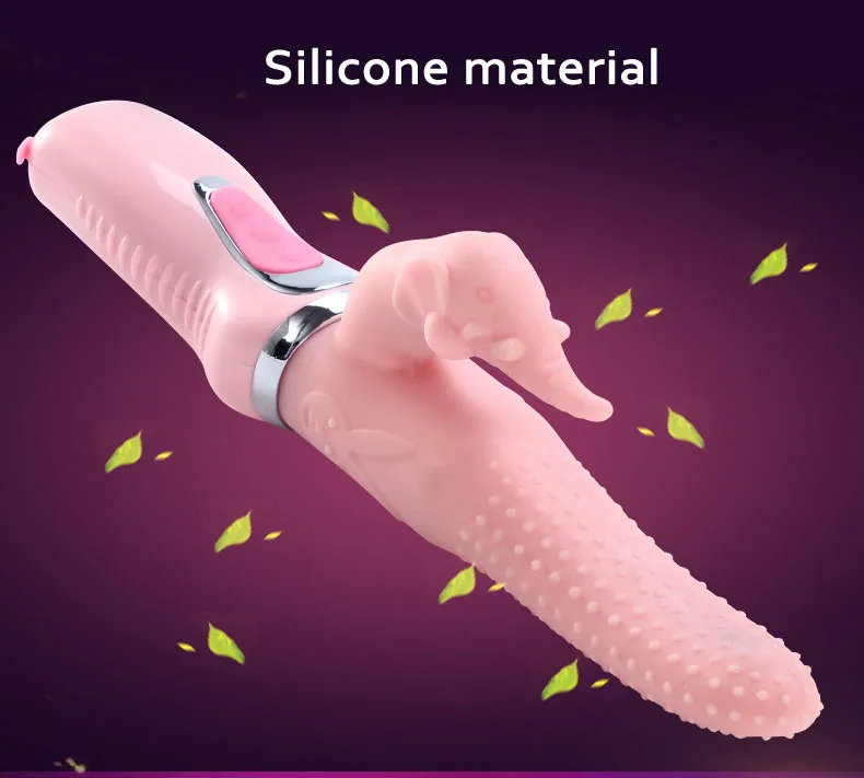 JIUAI Super Soft Silicone Vibrator Smart Heating G-spot Stimulator Tongue Vibrators for Women Clitoris Stimulator USB Charge (7)