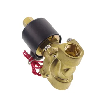 

12V DC Water Air Gas Fuel NO Electric Solenoid Valve 3/4" BSPP Flow bore 20mm 2W200K-20