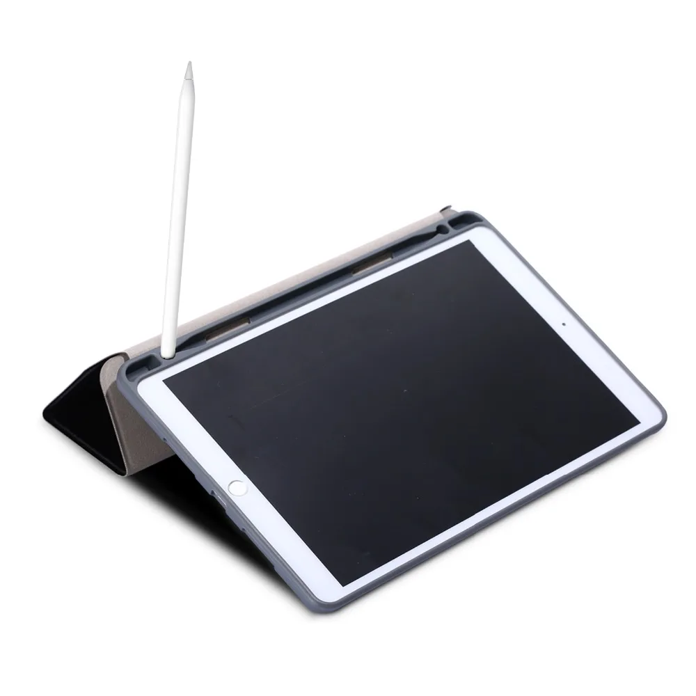 Кожаный флип-чехол с держателем для ручек для iPad Air 3, 10, 5, смарт-чехол для сна, для iPad Pro 10,5 '', задняя подставка, капа, Fundas+ стилус