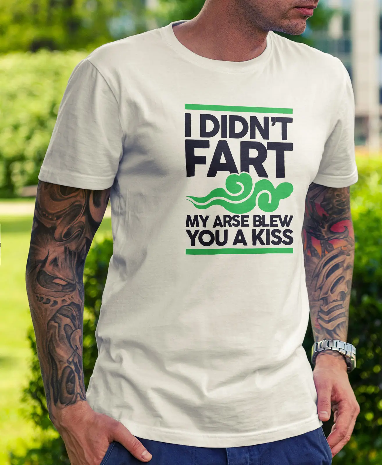 Мужская футболка't Fart ' забавная шутка подарок для еды новинка с надписью &quotThe