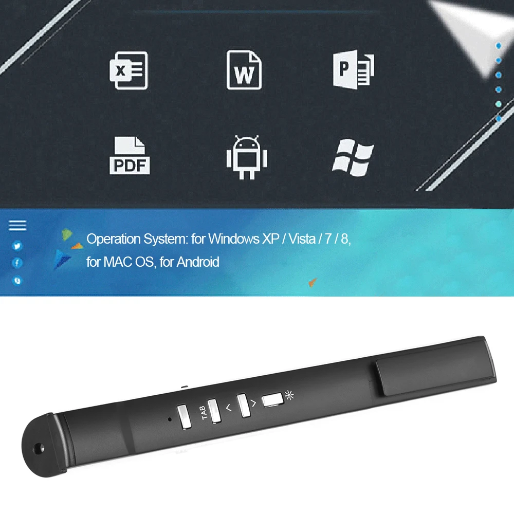 Беспроводная лазерная указка G7 RF 2 4 ГГц USB пульт дистанционного управления для