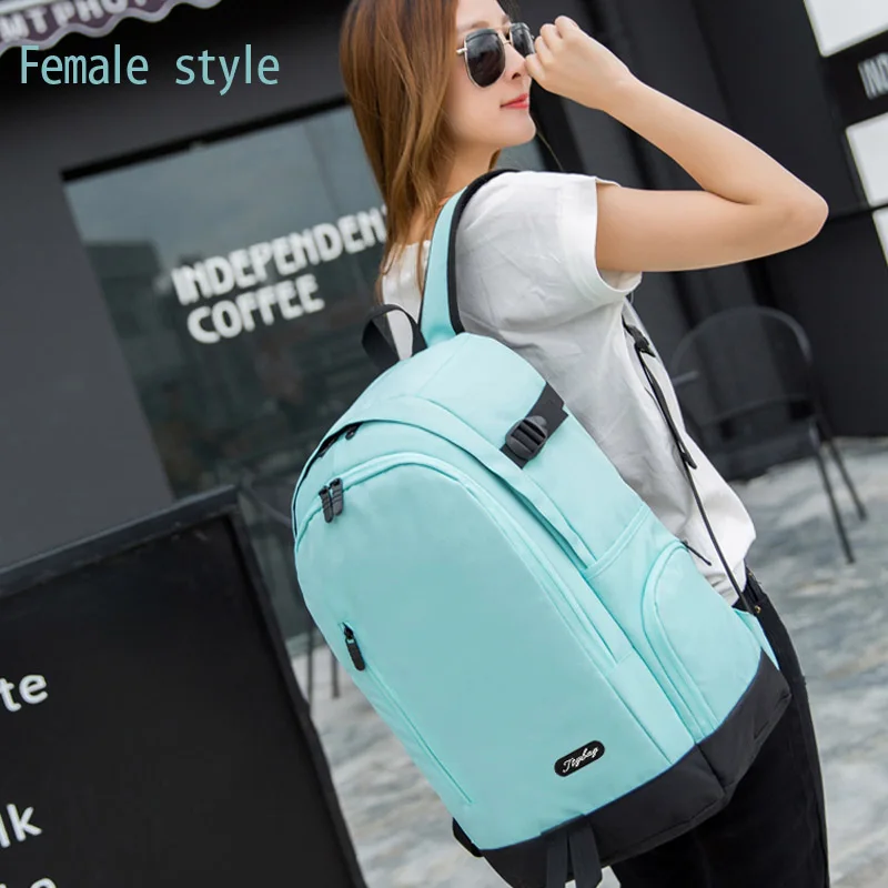 

JTY style Fashion Men's Backpacks Male Casual Travel Luminous Teenagers Women Student School Bag Laptop Backpack