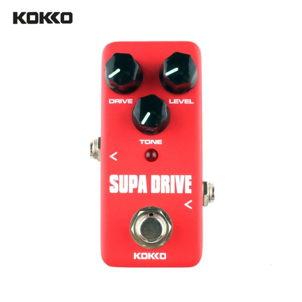 

KOKKO FOD5 Mini Supa Drive Electric Guitar Effect Pedal Warm and Clean Overdrive Effect Sound Processor Tube Overload Wholesale