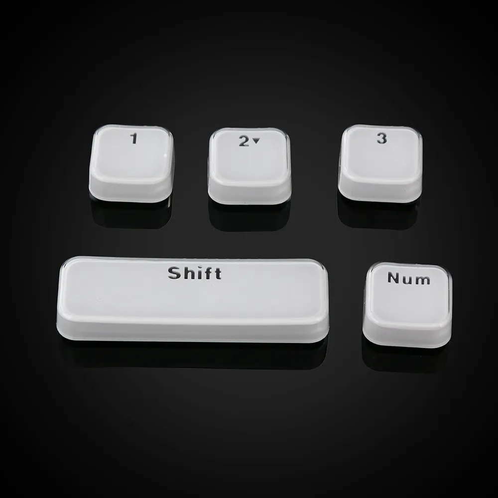 

Key Caps for Cherry MX Keyboard Switch keyboard Translucent Double Shot Crystal 104 KeyCaps Backlit key caps 416#2