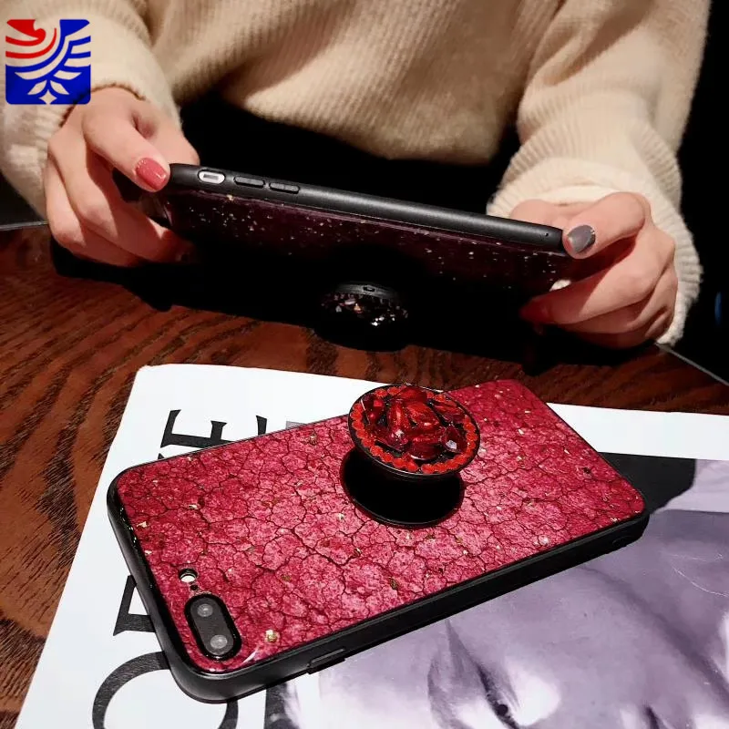 PEIPENG Luxury Gold Foil Bling Marble diamond  phone case Phone Cases Soft TPU Cover  For iphone 6 6S 7 8 Plus X Xs Max Christmas gift07