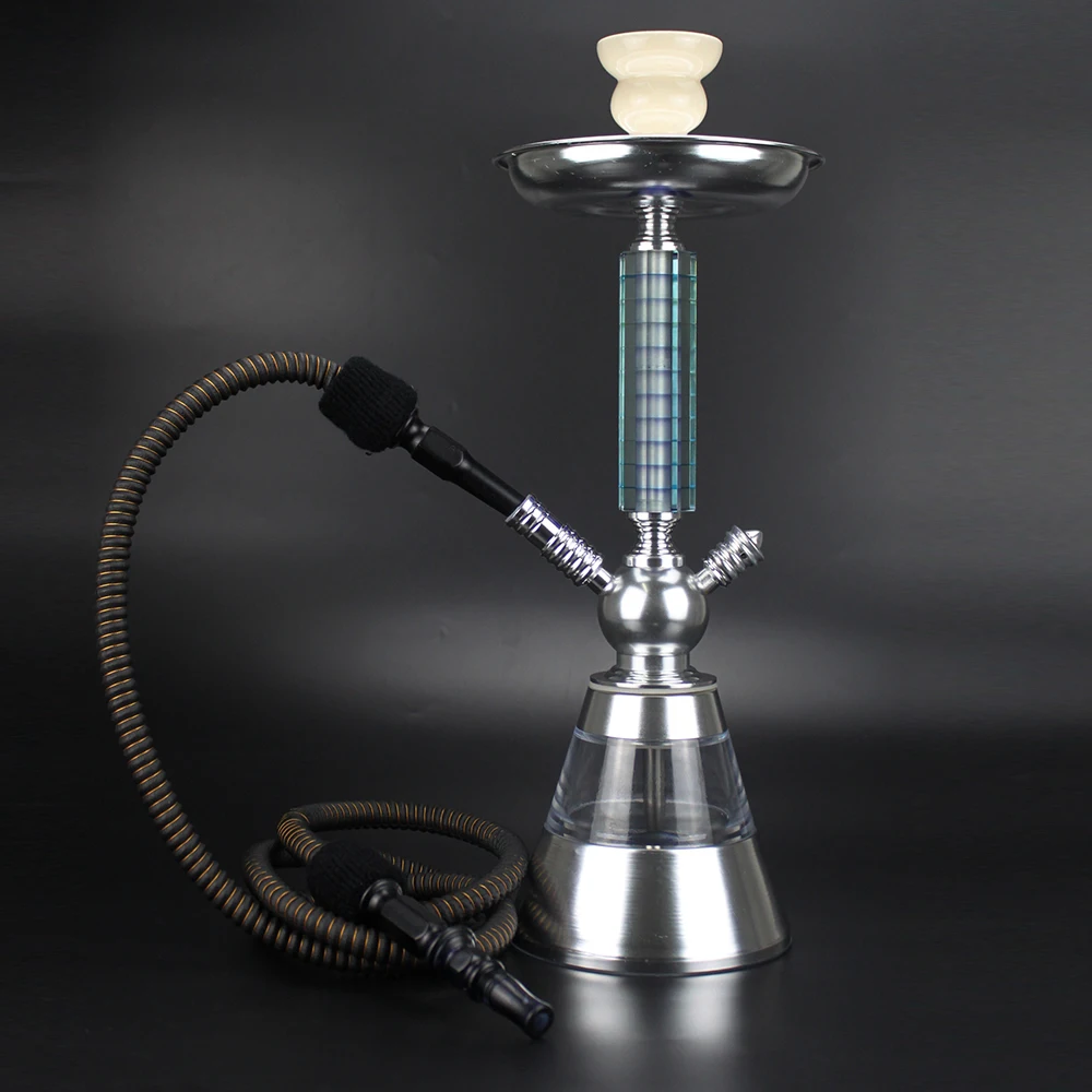 Acrylic Shisha set with Tobacco Tray Crystal Decoration Aluminum Alloy