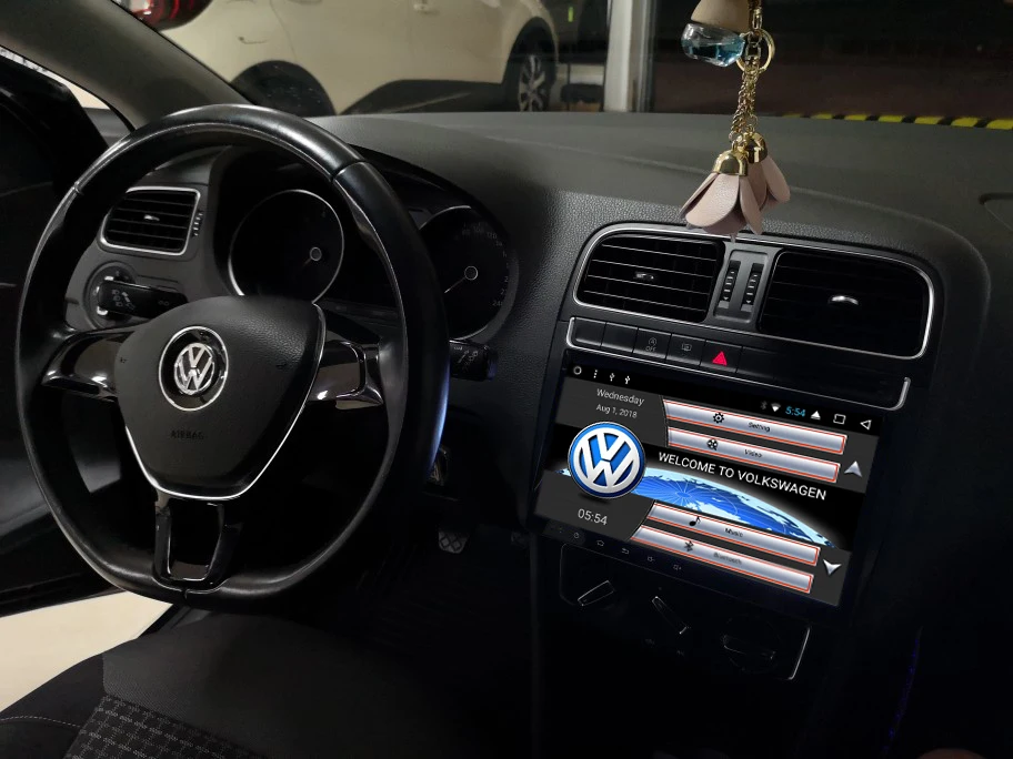 Автомобильный мультимедийный плеер Android 8 1 для VW Volkswagen POLO 6C 2016 2017 2018 с 3G 4G WIFI GPS
