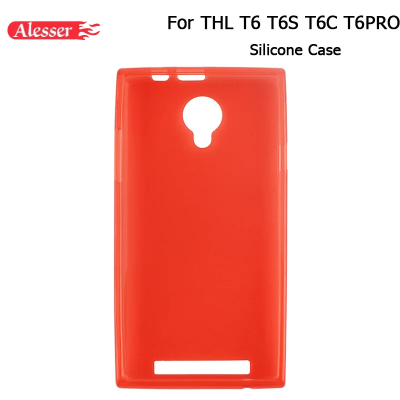 

Alesser For THL T6 T6C T6S T6 Pro Silicone Case Soft Transparent Protective Back Cover Anti-knock Shell For THL T6 T6C T6S